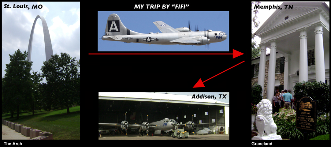 Flying in the CAF&#39;s B-29 &quot;FIFI&quot; on tour July 31 to August 8, 2011
